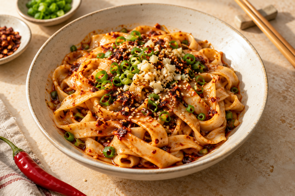 Garlic Chili Noodles