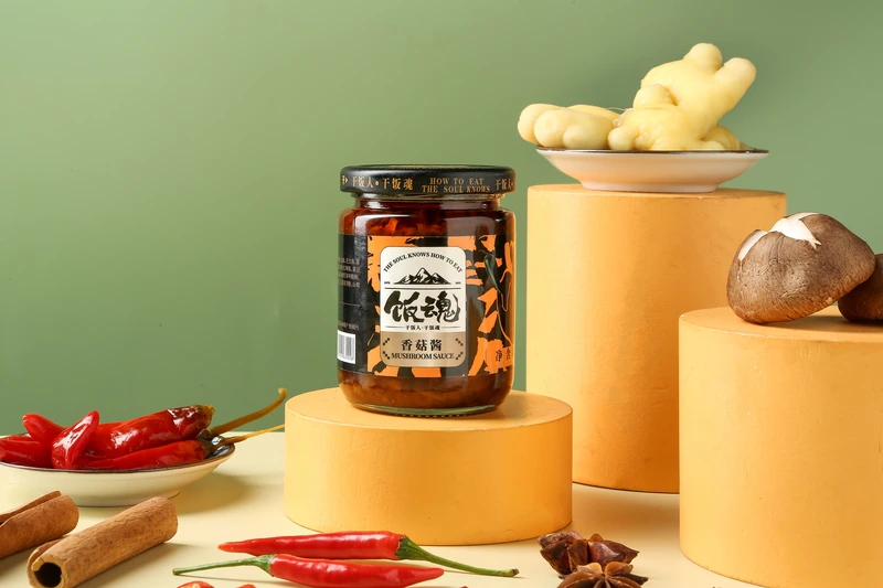 Mushroom Sauce product photography