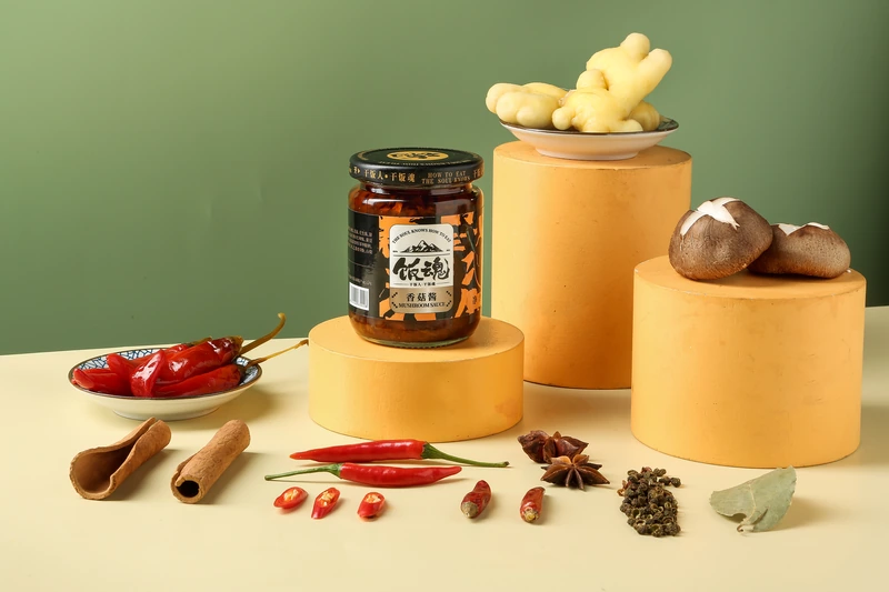 Mushroom Sauce product photography