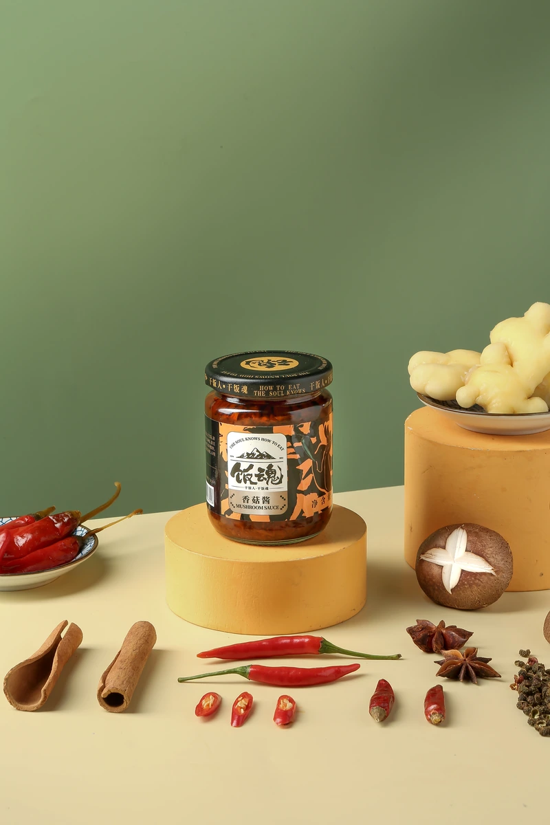Mushroom Sauce product photography