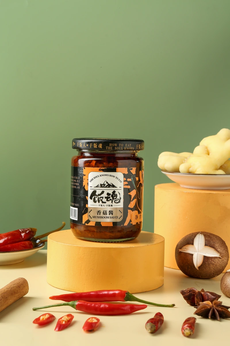 Mushroom Sauce product photography