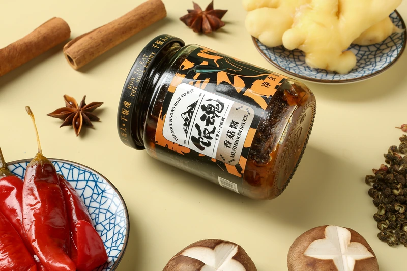 Mushroom Sauce product photography
