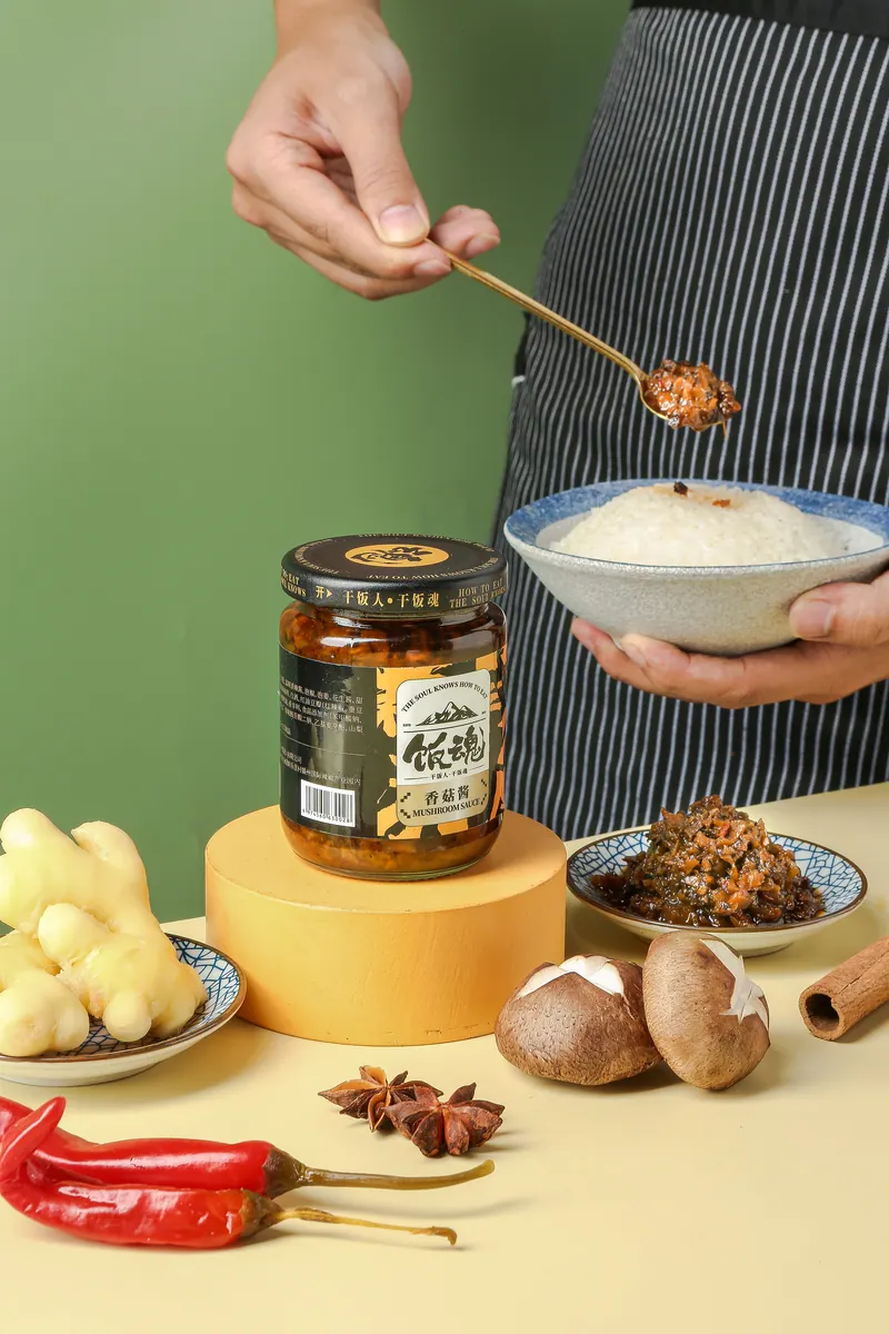 Mushroom Sauce product photography