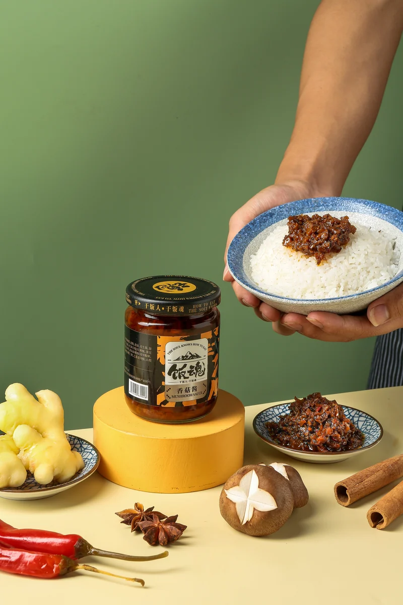Mushroom Sauce product photography