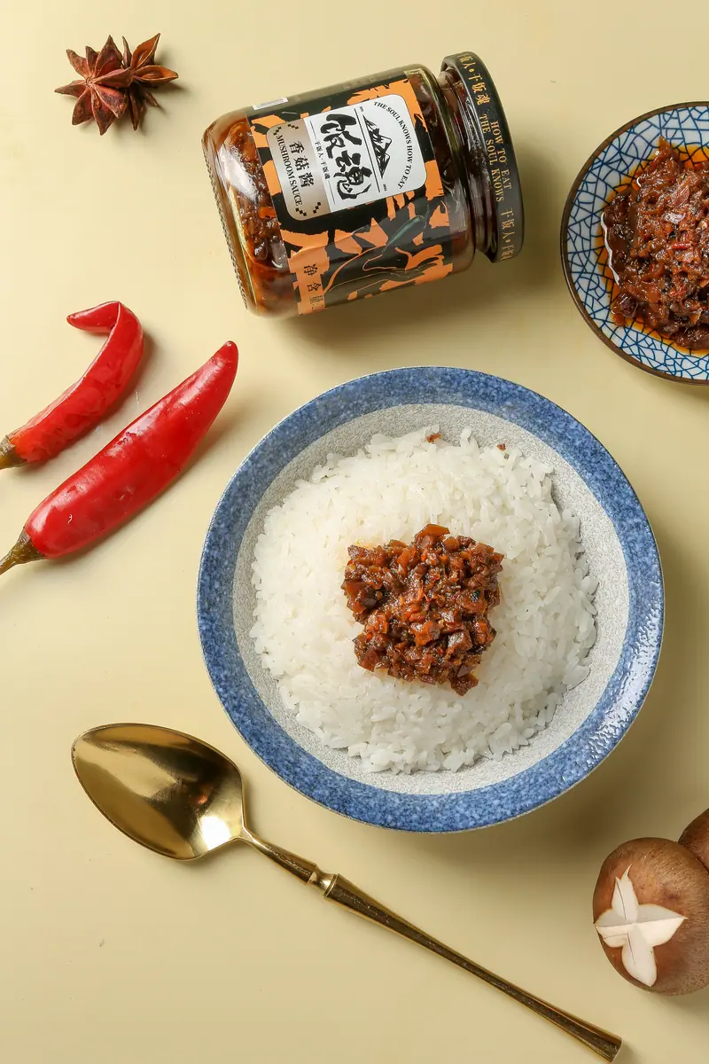 Mushroom Sauce product photography